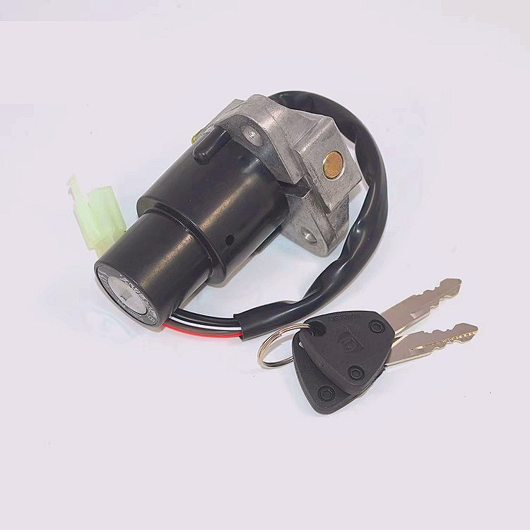 ZhiBN Motorkerékpár-zár készlet - indítókapcsoló + tankfedélzár, univerzális stílus, alumínium