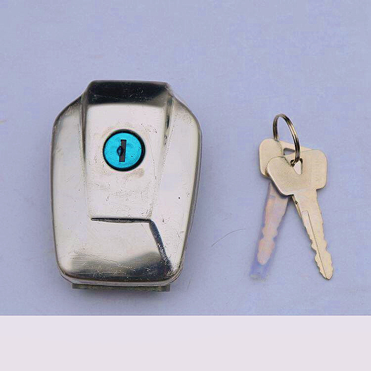 ZhiBN Motorkerékpár-zár készlet - indítókapcsoló + tankfedélzár, univerzális stílus, alumínium