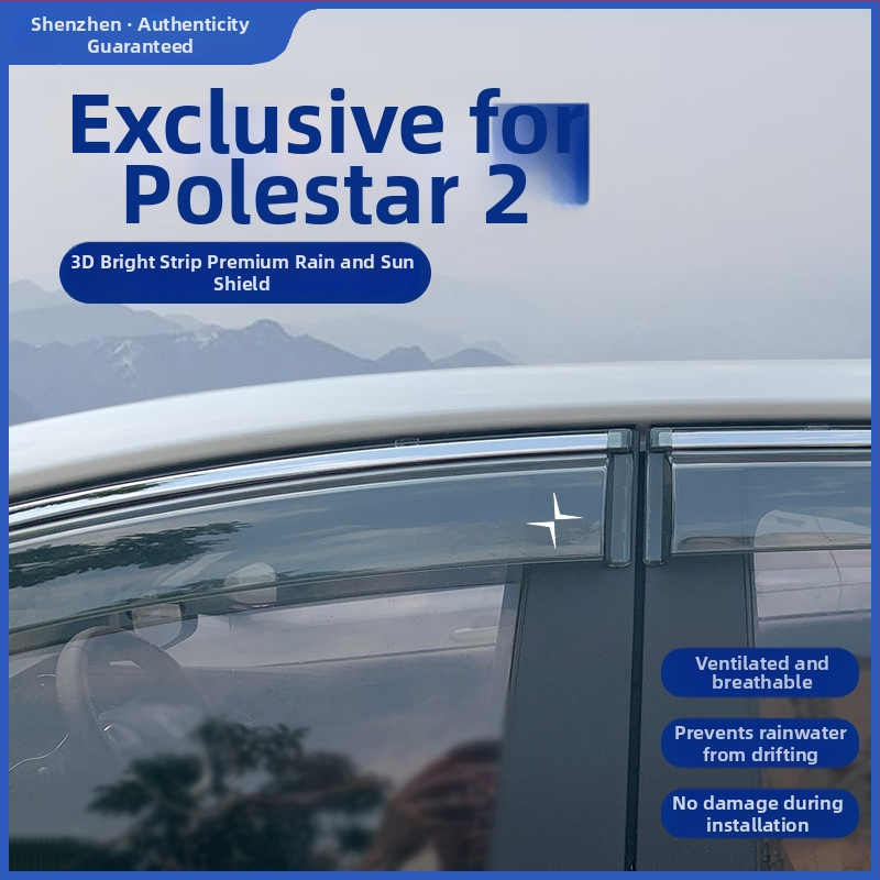 Déšťový štít pre Polestar 2 – PU materiál, Linlie