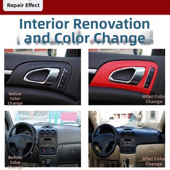 Χρώμα εσωτερικής ανακαίνισης για PPT πλαστικά εξαρτήματα αυτοκινήτου; βασικά συστατικά: επίστρωση και διαλύτης; χρόνος λήξης τρία έτη; κατάλληλο για αποκατάσταση της εμφάνισης και επισκευή εσωτερικών PPT πλαστικών μερών