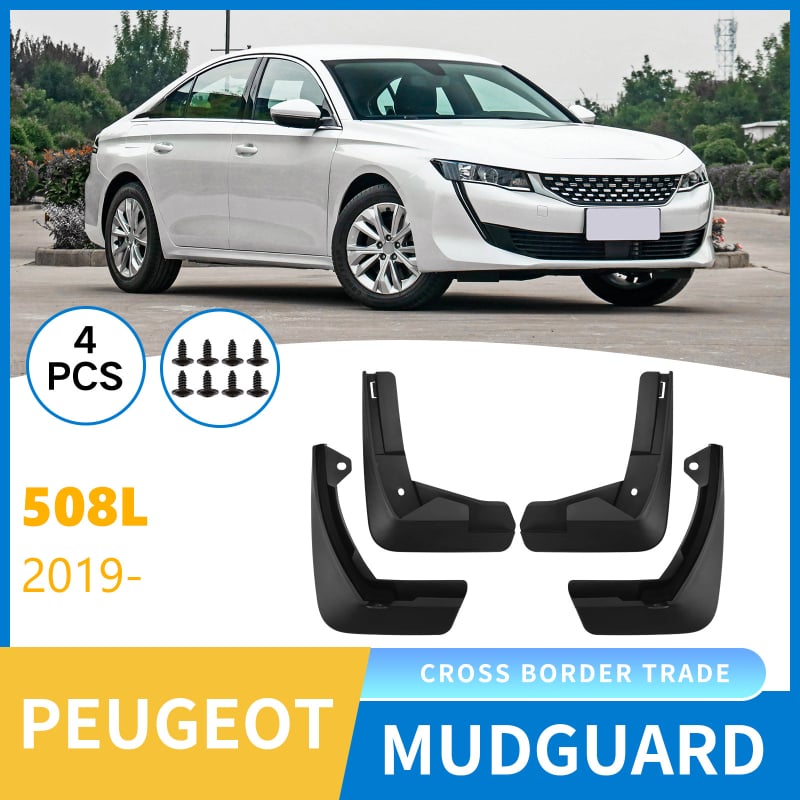 Peugeot 508L Tire Fender 2019–2025, plastični fender za automobilsku modifikaciju s prilagođavanjem