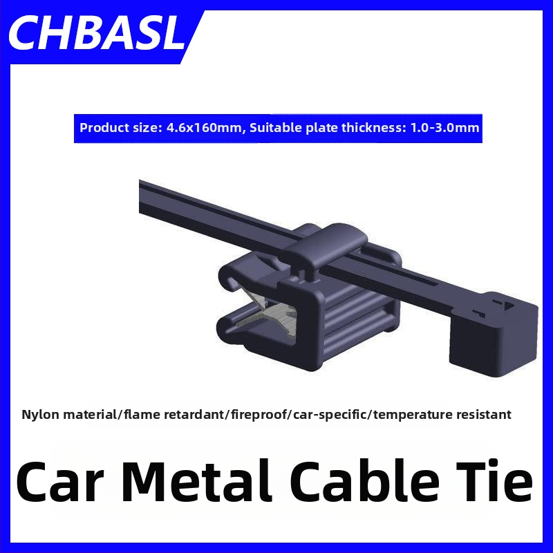 PA66 automobilové káblové zväzky, samouzamykajúce sa, 1.1–2.5 mm, požiarny stupeň V-0