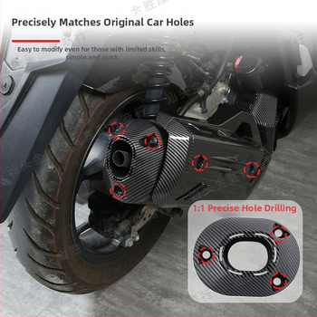 Zaštitni kućište za Honda PCX160 motocikl, ABS, brend JS, stil: kaciga za motocikl