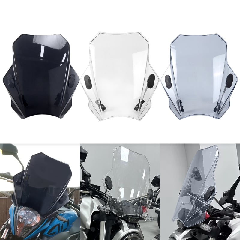 Vjetrobran za Honda motocikl — univerzalni model, plastični, otporni na habanje