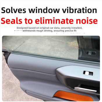 Kzs automobilové tesnenie okna BJ40 | gumový tesniaci pás okna, vhodný pre zdvíhanie okna, znižuje vibrácie a hluk