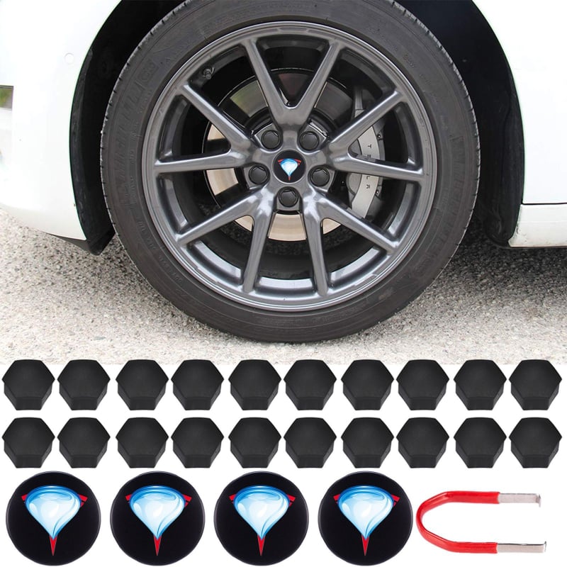 Tesla Model 3 hub cap centar poklopac modul za modifikaciju – materijal: aluminij ABS, marka: Other, podrijetlo: Shenzhen