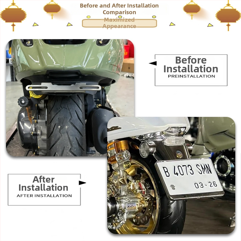 Zadný blatník Vespa Spring Sprint 150 – originálny, elektroplátovaný povrch, PVC materiál, model E80