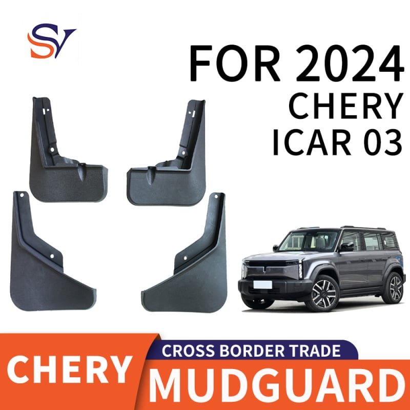 Benke blatnik za gume 2024 Chery ICAR 03 — Crni mekani PP plast