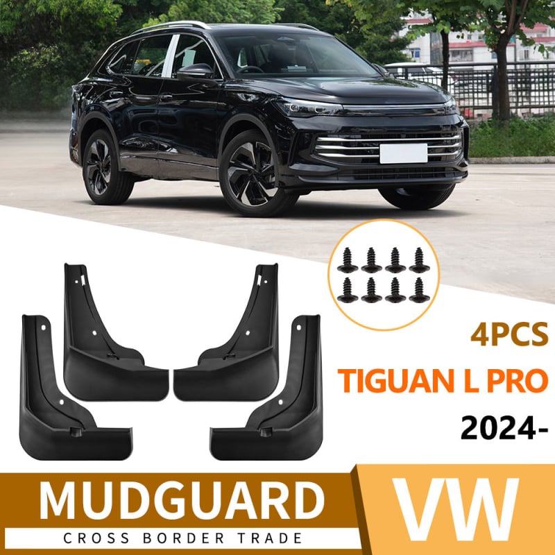 Blatnik za gume za Volkswagen Tiguan L Pro 2024, prednji i stražnji, posebni blatnici, PP mekani plast