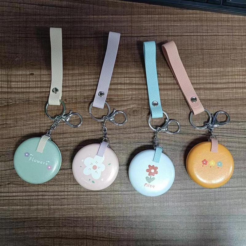 Sklopivi ogledalni ključ s ispisom logotipa i mogućnošću prilagodbe; ABS okvir, srebrno ogledalo; pogodno za spavaću sobu, kupaonicu i poslovne prostore