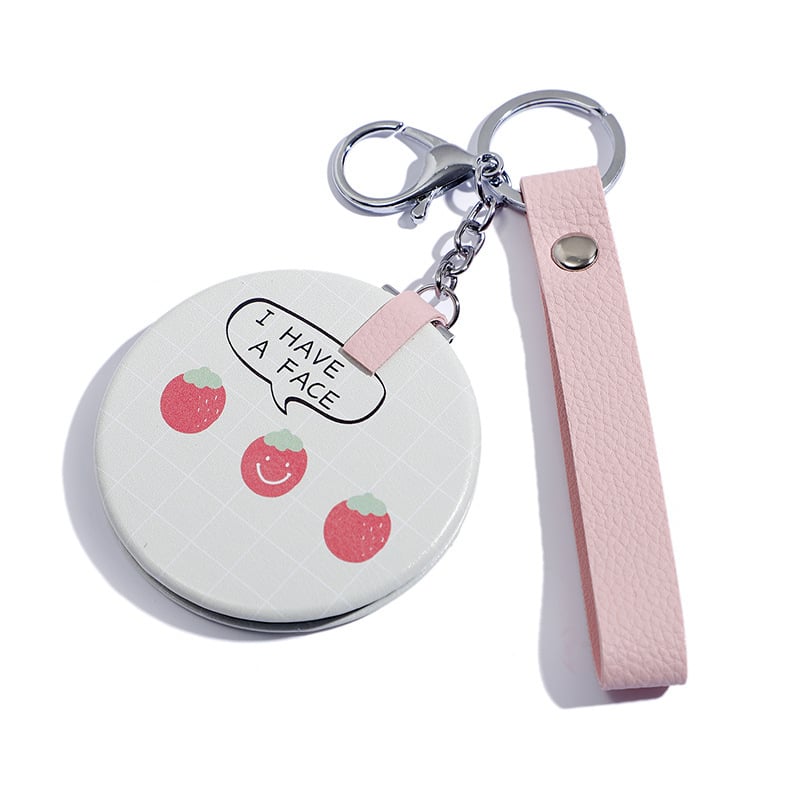 Sklopivi ogledalni ključ s ispisom logotipa i mogućnošću prilagodbe; ABS okvir, srebrno ogledalo; pogodno za spavaću sobu, kupaonicu i poslovne prostore