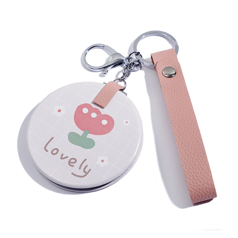 Sklopivi ogledalni ključ s ispisom logotipa i mogućnošću prilagodbe; ABS okvir, srebrno ogledalo; pogodno za spavaću sobu, kupaonicu i poslovne prostore