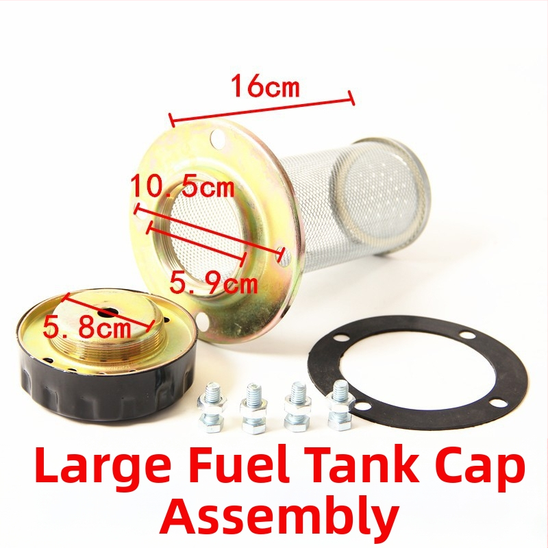 Poklop olejovej nádrže nakladača s filtrovacou sieťou pre kompaktné nakladače