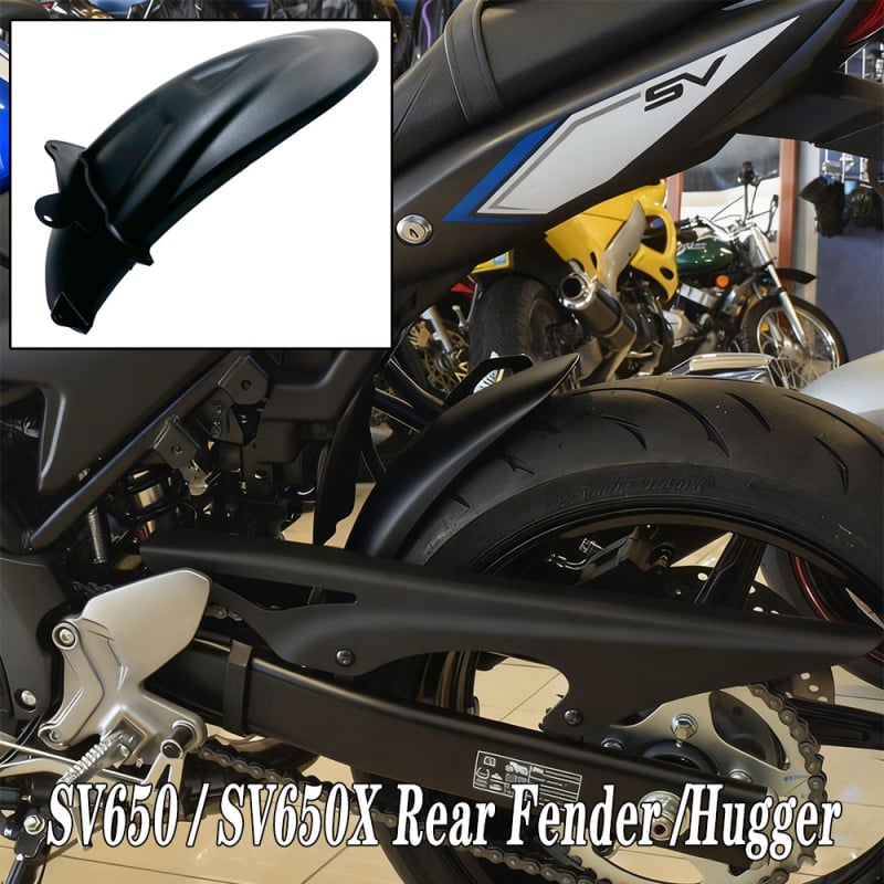 Zadnji blatnik za motocikl Suzuki SV650 / SV650X (2016–), ABS plastika, široka kompatibilnost