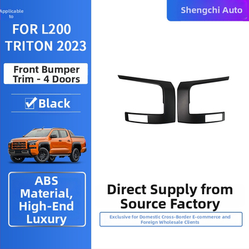 Proti kolízii predná lišta pre Mitsubishi L200 TRITON (23 modelov) – ABS, Model MT23FBT-6303-BK, Prispôsobiteľné