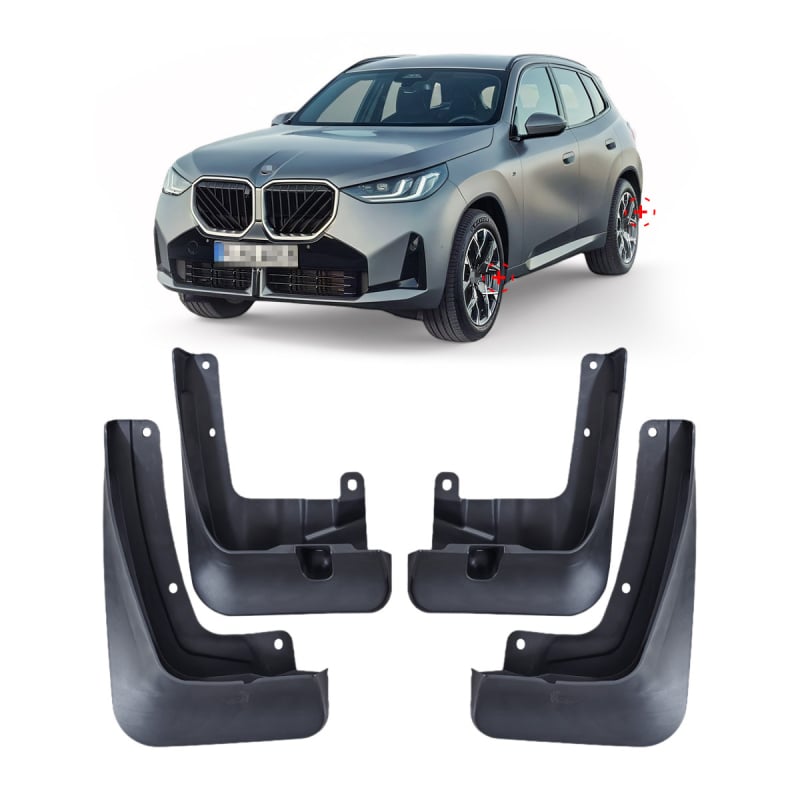 Mudflaps za BMW X3 G45, 2025-2026, PP+PTR materijal, Bopper