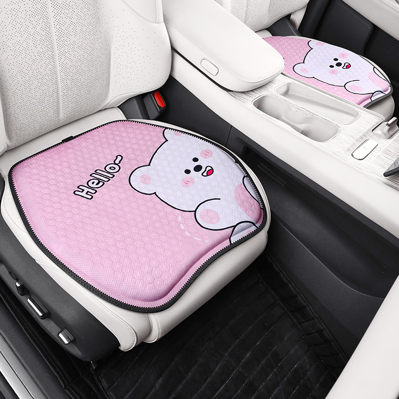 Auto sjedalna podložnica – cartoon stil, površina od ice silk, marka Ma Lijiang, za sve sezone