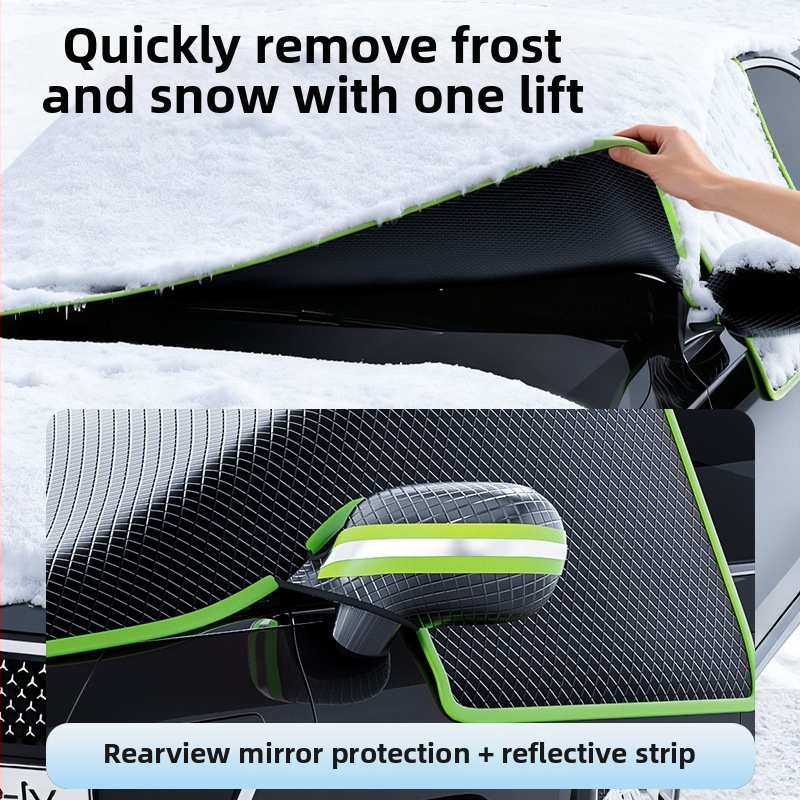 Oxfordová látka univerzálny kryt na predné čelné sklo, teleskopická montáž, 320 g, zosilnený dizajn