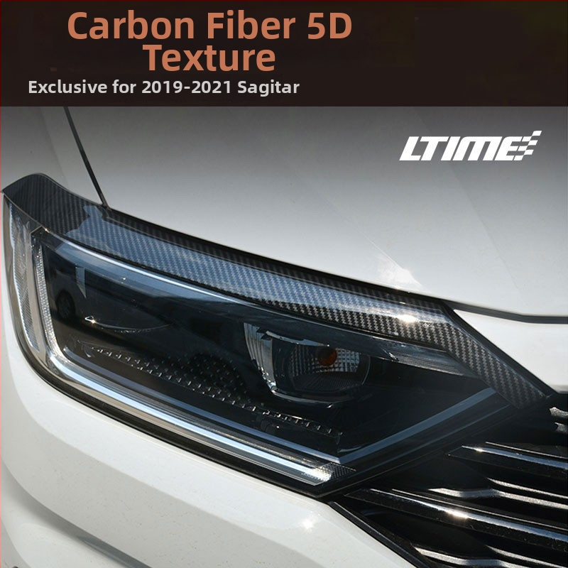 Dekoratívne štítky na svetlá pre VW Sagitar 2019–2021, Osin, ABS