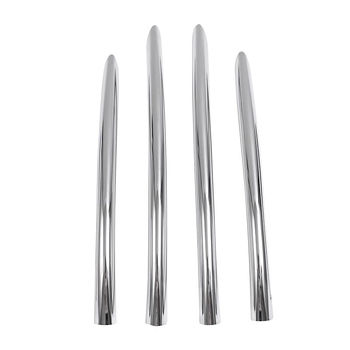 Porsche Macan 2014-2018 Adeziv decorativ pentru sprânceana farului cu bandă luminoasă pentru faza de ceață și lumina de zi, ABS, Jiacano