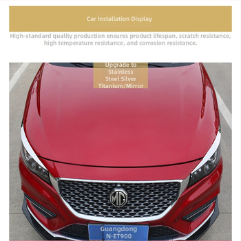 MG6 Obočie Svetla z Nehrdzavejúcej Ocele, Dekoratív Kryt Svetla, Prispôsobiteľné, Vhodné pre MG6