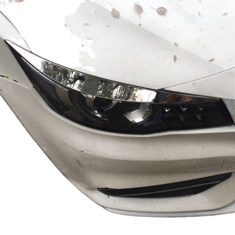 MG6 Sprânceană de Far din Oțel Inoxidabil, Decor Auto pentru Far, Personalizabil, Potrivit MG6