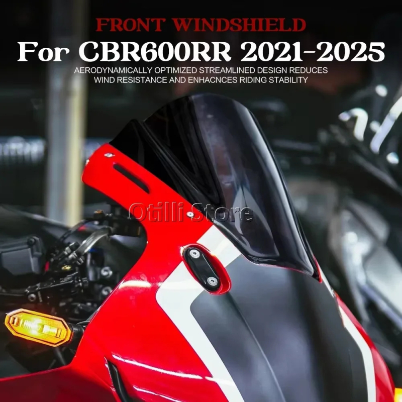Akrilni prednji vjetrobran za Honda CBR600RR 2021-2025 motocikl