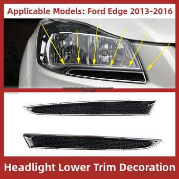 Ford Escape dekoratívny panel svetlometu s elektroplátovanou jasnou páskou pre dolný grill, ľavý a pravý pár