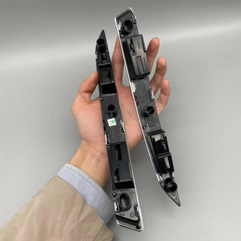 Ford Escape panou decorativ pentru far cu bandă electroplacată lucioasă pentru grila inferioară, pereche stanga-dreapta