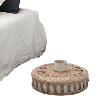 Podna jastuk u tatami stilu, nordijski ručni rad od slame, punilo pearl cotton, kod 0551