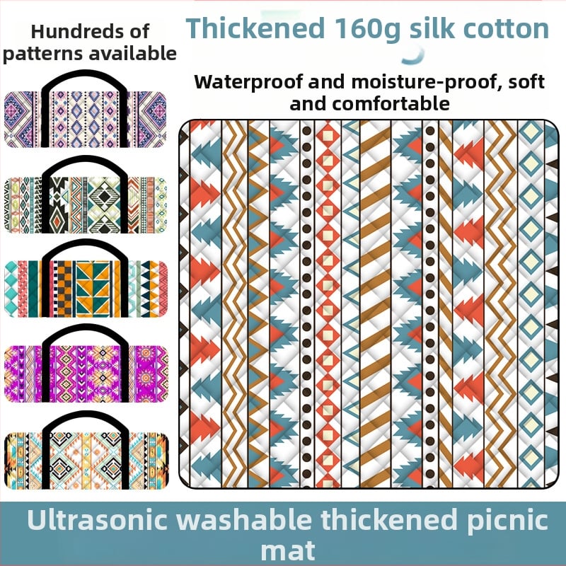 Piknik matrac kempingezéshez - vízálló, nedvesség- és hőszigetelő külső matrac, Oxford anyag, súly 1240 g, modell A-10, 10–15 főre