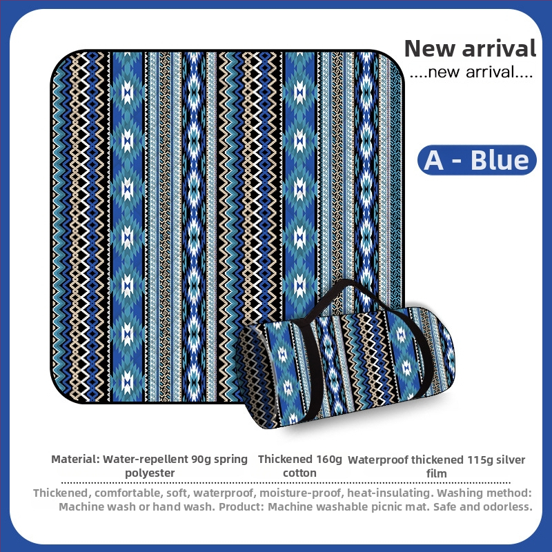 Piknik matrac kempingezéshez - vízálló, nedvesség- és hőszigetelő külső matrac, Oxford anyag, súly 1240 g, modell A-10, 10–15 főre