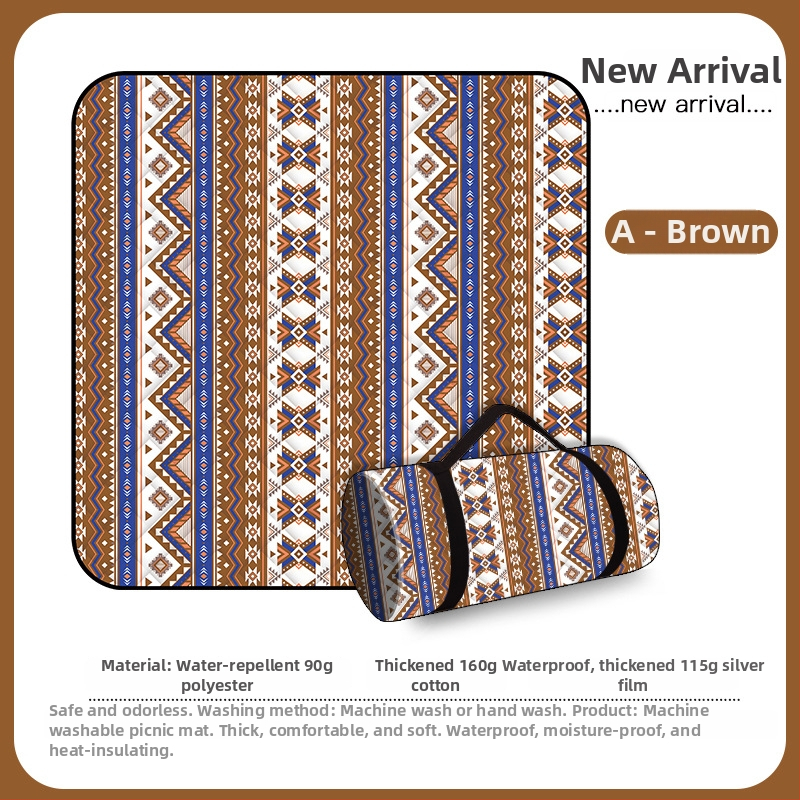 Piknik matrac kempingezéshez - vízálló, nedvesség- és hőszigetelő külső matrac, Oxford anyag, súly 1240 g, modell A-10, 10–15 főre