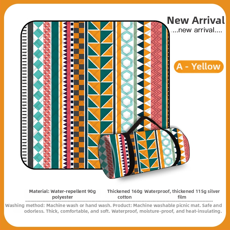 Piknik matrac kempingezéshez - vízálló, nedvesség- és hőszigetelő külső matrac, Oxford anyag, súly 1240 g, modell A-10, 10–15 főre