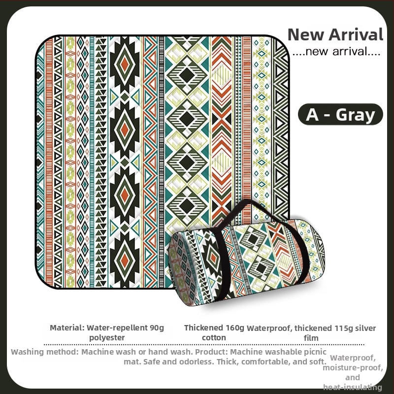 Piknik matrac kempingezéshez - vízálló, nedvesség- és hőszigetelő külső matrac, Oxford anyag, súly 1240 g, modell A-10, 10–15 főre