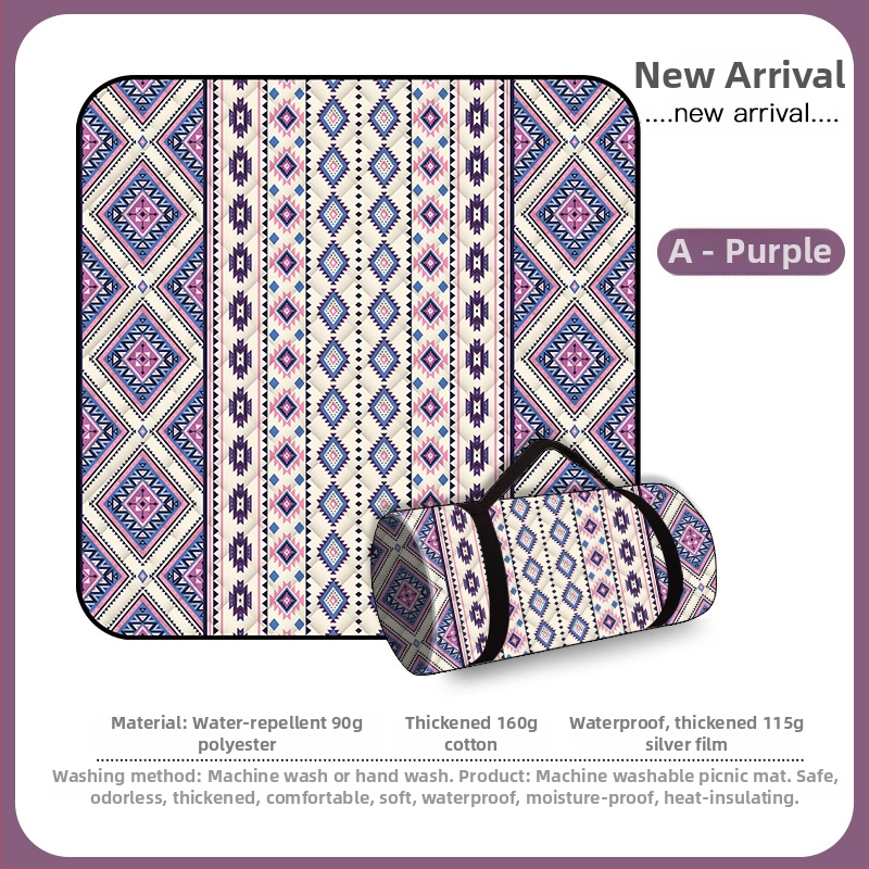 Piknik matrac kempingezéshez - vízálló, nedvesség- és hőszigetelő külső matrac, Oxford anyag, súly 1240 g, modell A-10, 10–15 főre