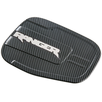 Διακοσμητικό αυτοκόλλητο καπακιού ρεζερβουάρ για Ford Ranger 2023–2026, ABS, μοτίβο ανθρακονήματος