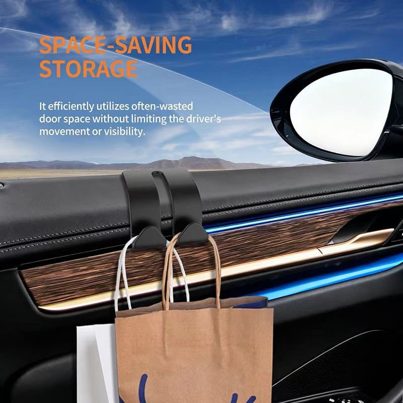 U-образна автомобилна закачалка за Model 3/Y (2021–2025), PP/ABS материал, вътрешно съхранение, персонализиране