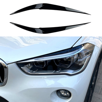 BMW X1 F48 2015+ vanjska naljepnica obrva svjetla – ABS, Stil obrva svjetla, Snažan prianjanja, Prilagodljiva izrada