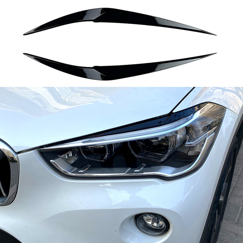 BMW X1 F48 2015+ vanjska naljepnica obrva svjetla – ABS, Stil obrva svjetla, Snažan prianjanja, Prilagodljiva izrada