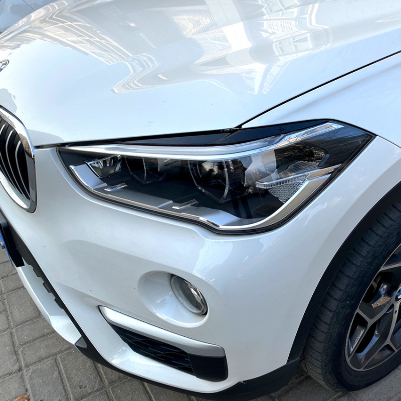 BMW X1 F48 2015+ vanjska naljepnica obrva svjetla – ABS, Stil obrva svjetla, Snažan prianjanja, Prilagodljiva izrada