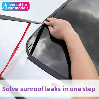 Gumený tesniaci pás pre auto – univerzálny pre strechu a predné/zadné sklo, vodeodolný, proti úniku (Typ: Gumový tesniaci pás; Materiál: Guma; Značka: Good things; Model: Seal)