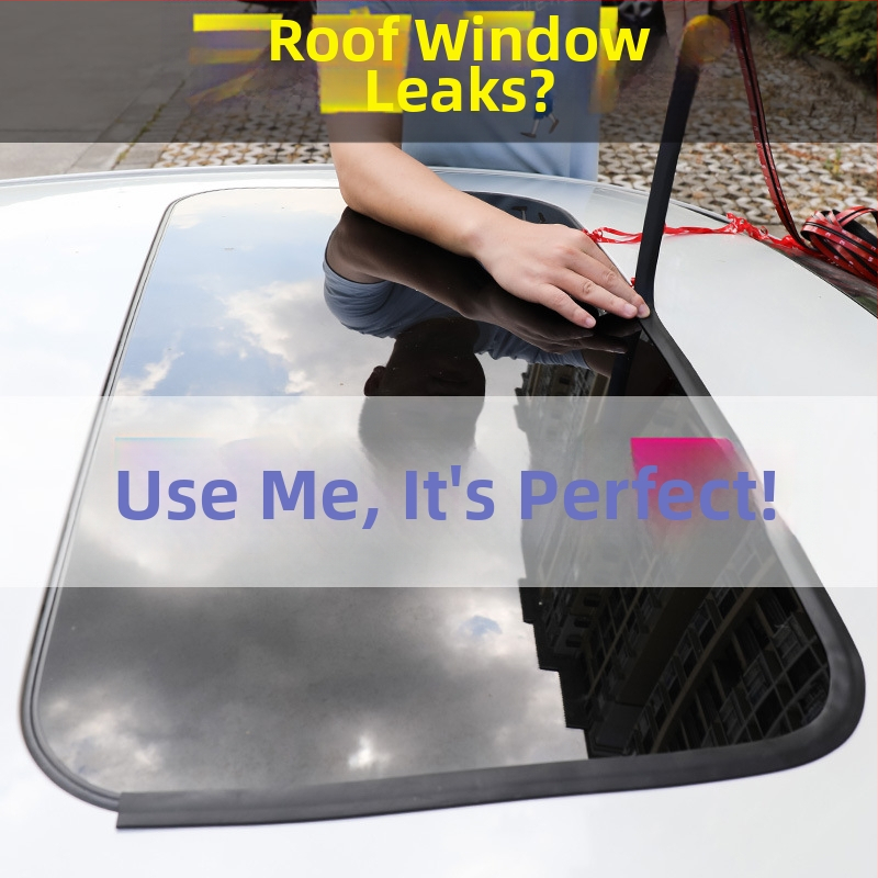 Gumený tesniaci pás pre auto – univerzálny pre strechu a predné/zadné sklo, vodeodolný, proti úniku (Typ: Gumový tesniaci pás; Materiál: Guma; Značka: Good things; Model: Seal)