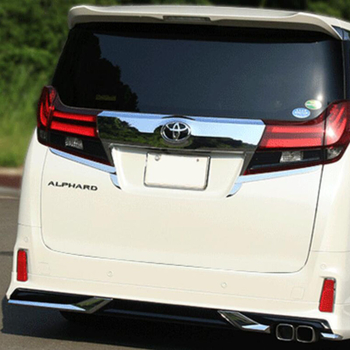 Bandă decorativă ABS pentru farul spate Toyota Alphard și Vellfire, seria 30