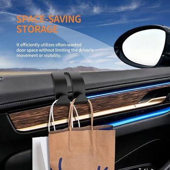 У-образна автомобилна закачалка за съхранение – държач за телефон и ключове, държач за чаша, държач за цигари на вратата