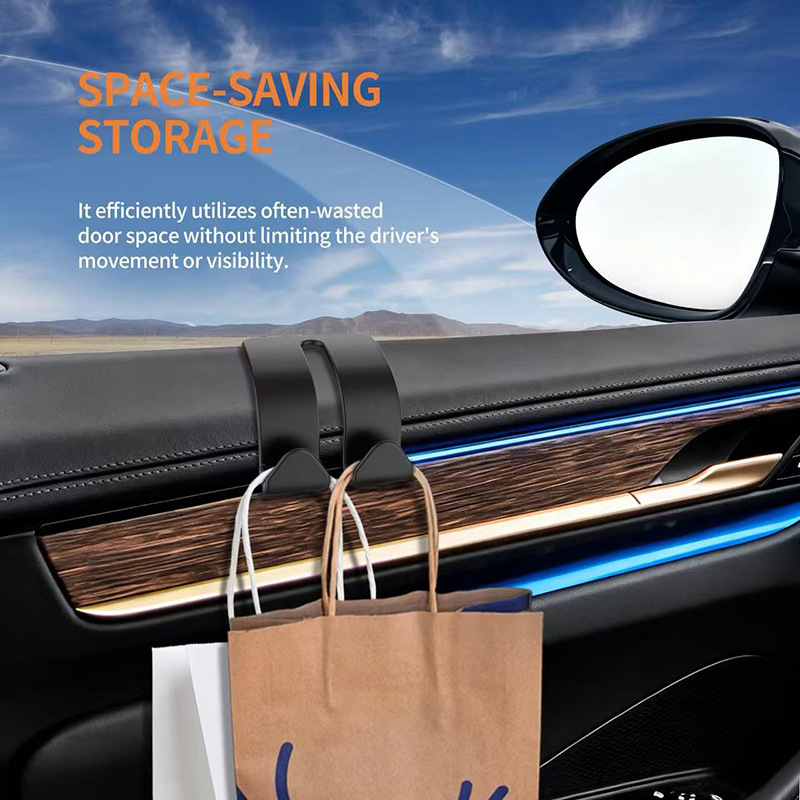 У-образна автомобилна закачалка за съхранение – държач за телефон и ключове, държач за чаша, държач за цигари на вратата