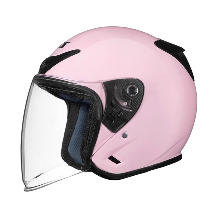 AIS Cască semiformă pentru motocicletă – ABS, Patru sezoane universal, Compatibil cu vehicule electrice, 3C certificat (ABS; Patru sezoane universal; Vehicule electrice; 3C)