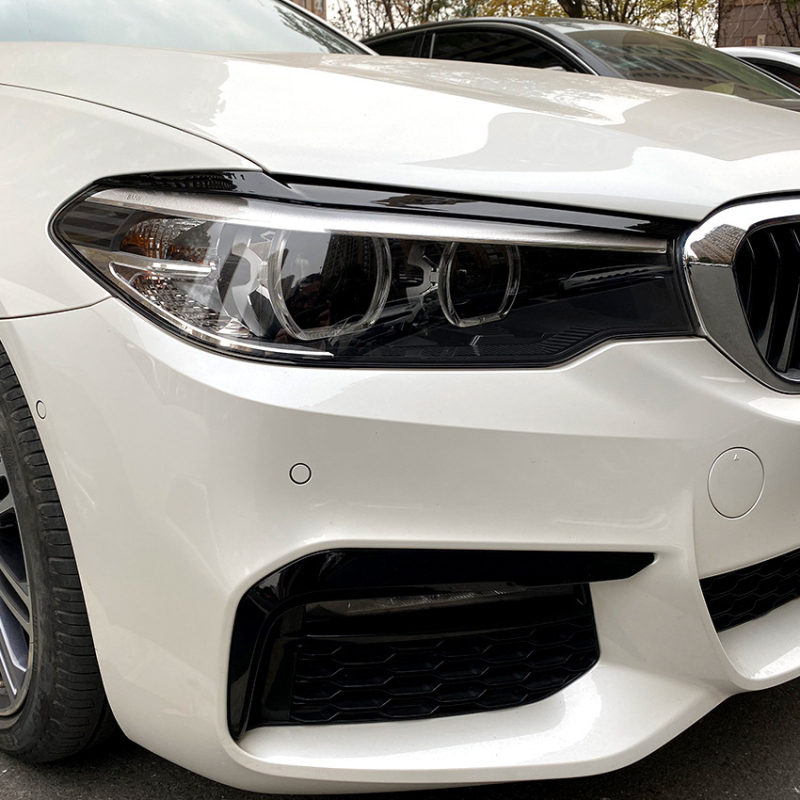 BMW G30 prednja svjetla – vanjska naljepnica karoserije, ABS materijal, karbonski uzorak, ljepilo, prilagodba