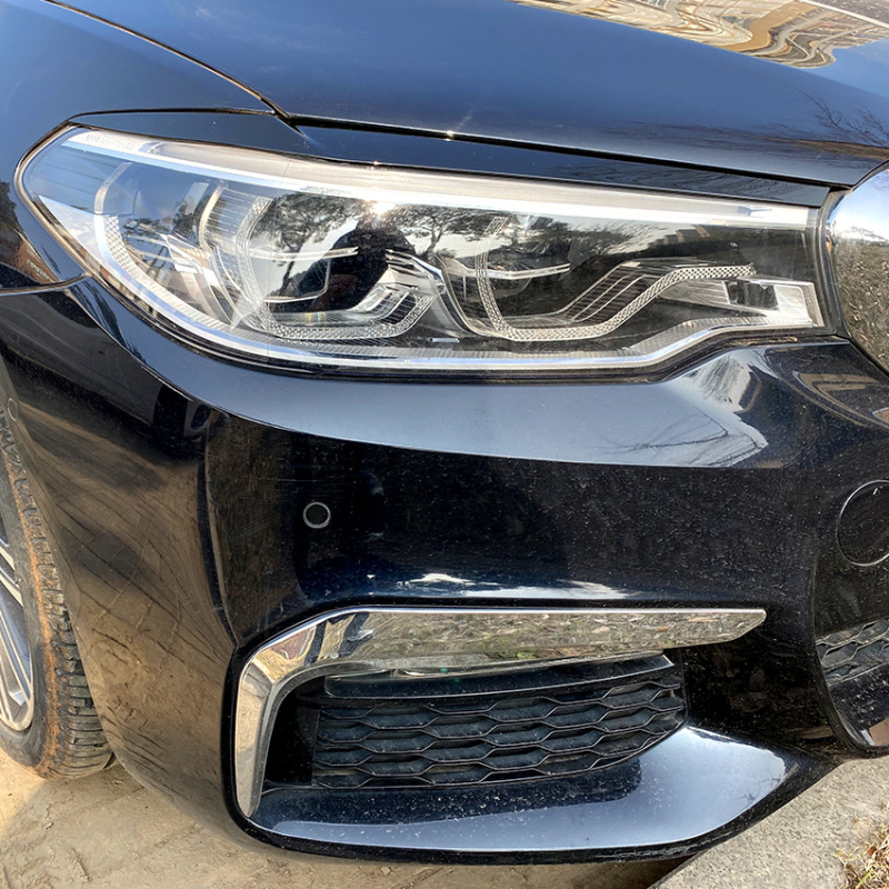 BMW G30 prednja svjetla – vanjska naljepnica karoserije, ABS materijal, karbonski uzorak, ljepilo, prilagodba