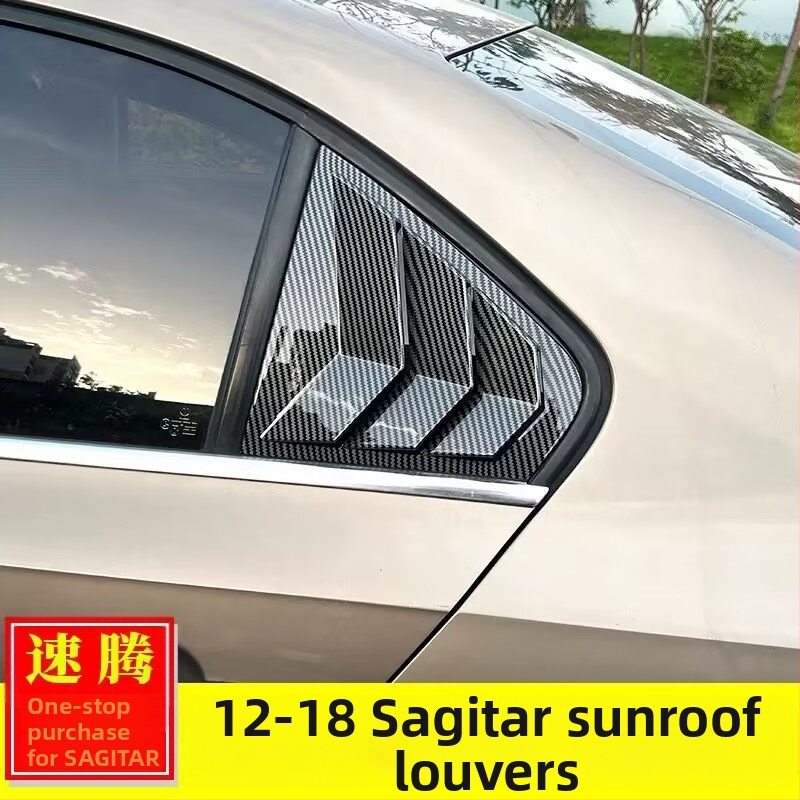 Dekorativne naljepnice za stražnje trokutasto staklo pro VW Sagitar 12-18 — prilagodba dostupna; kompatibilno s drugim modelima; materijal: Drugo